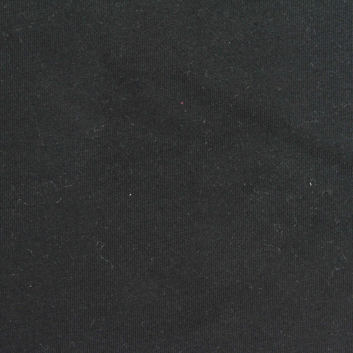 Cotton Stretch Jersey Knit Fabric, 230 gsm, 169 cm — Black