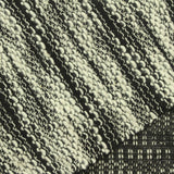 Black Stripe Chunky Knit, Poly-Cotton