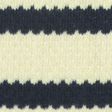 Navy Horizontal-Stripe Jacquard, Cotton — texture