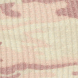 Cream Abstract Waffle Knit, Poly-Viscose
