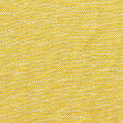 Yellow Marl Piqué Knit, Poly-Viscose