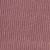 Brushed Polyester Stretch Rib Knit Fabric, 180 gsm, 140 cm — Purple — texture
