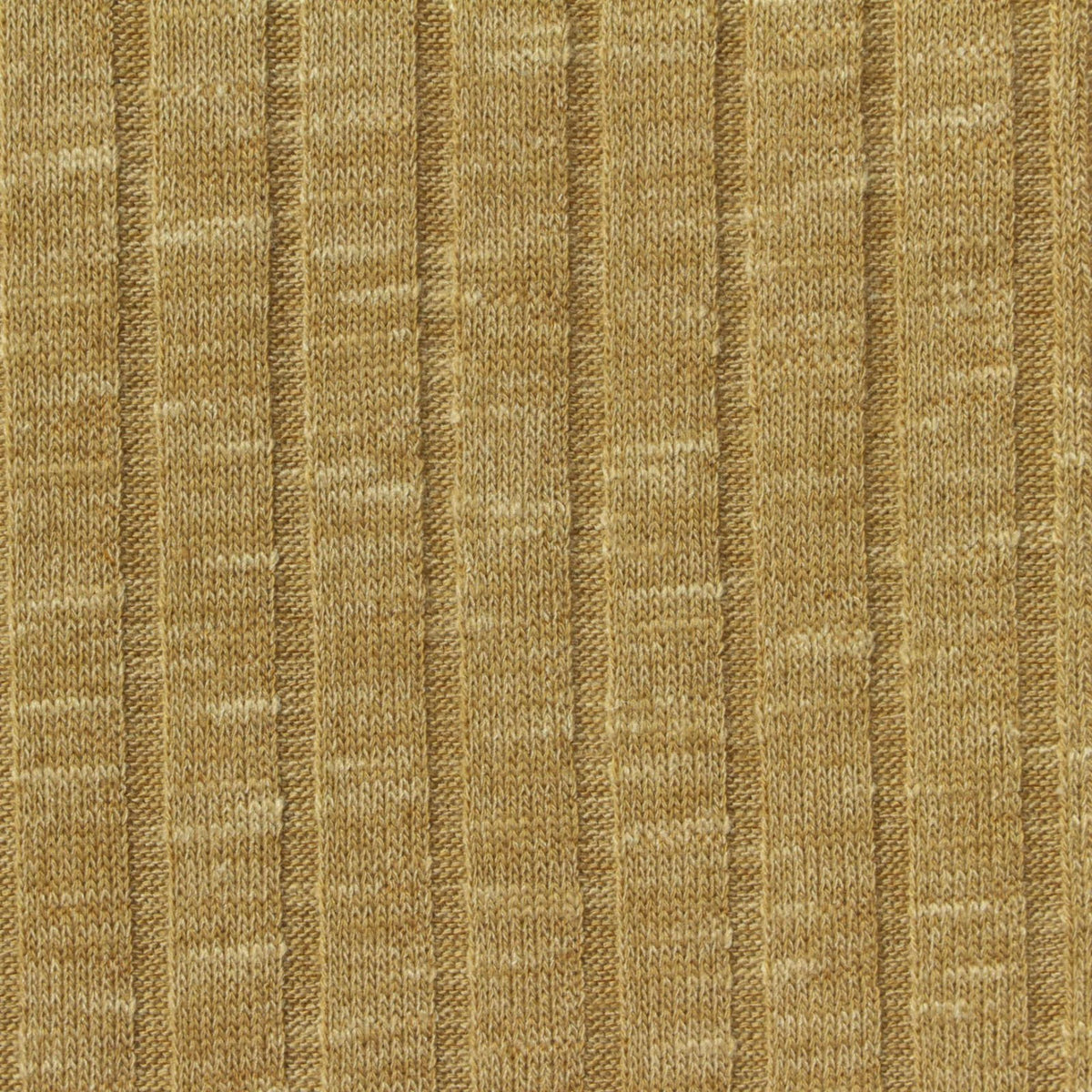 Tan Marl Rib Knit, Poly-Viscose