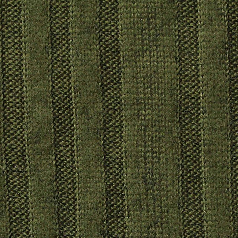 Olive Stripe Rib Knit, Polyester