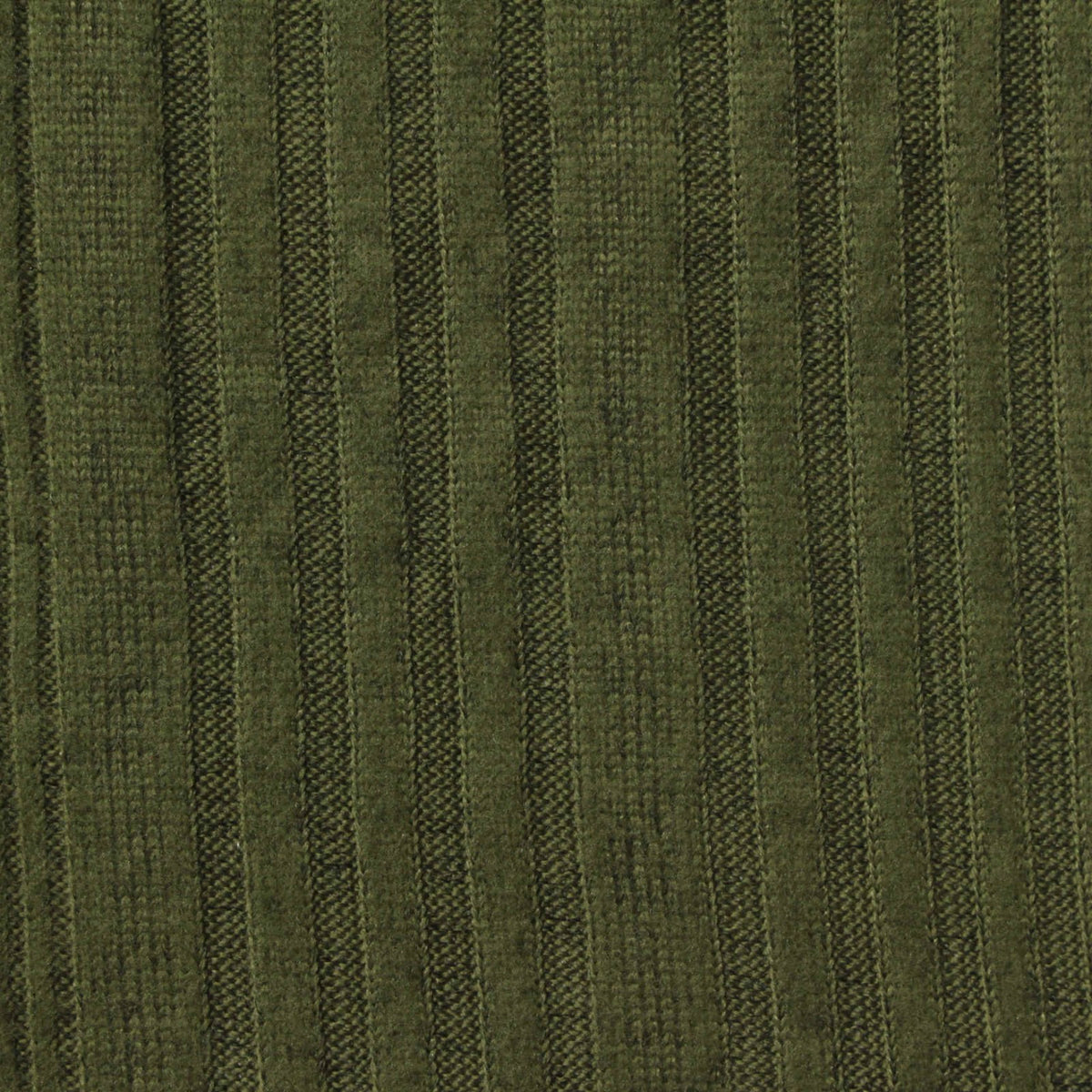 Olive Stripe Rib Knit, Polyester