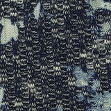 Cream Bold-Floral Rib Knit — texture
