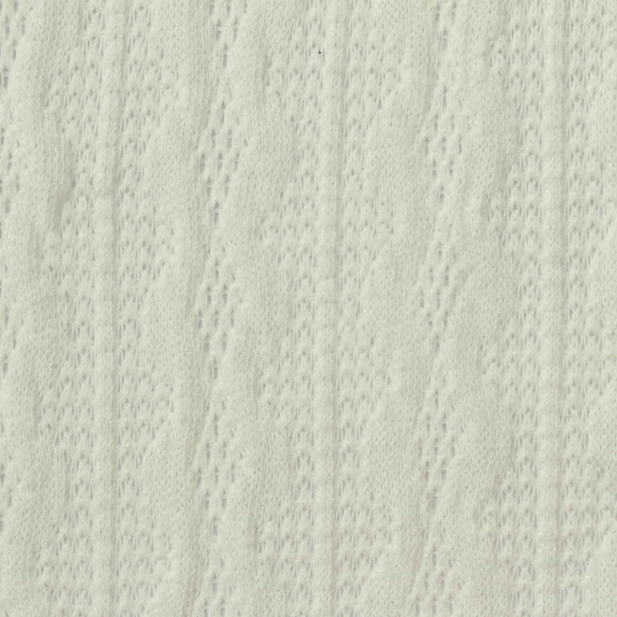 Cream Openwork Chunky Knit, Polyester, 230 gsm