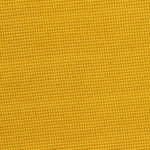 Yarn-Dyed Polyester Stretch Interlock Knit Fabric, 280 gsm, 160 cm — Yellow
