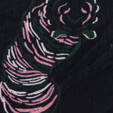 Pink Tiger Rib Knit, Polyester