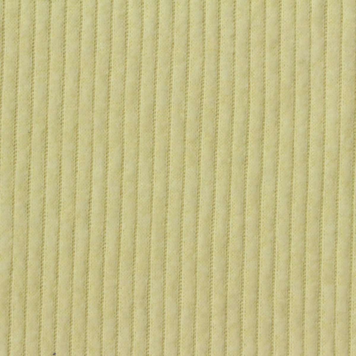 Brushed Polyester Stretch Rib Knit Fabric, 260 gsm, 180 cm — Yellow
