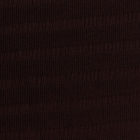 Dark Brown Tone-on-Tone Crepe, Polyester