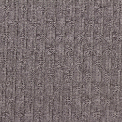 Grey Textured Rib Knit, Viscose