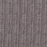 Grey Textured Rib Knit, Viscose — texture