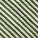 Olive Stripe Interlock Knit, Cotton-Poly — texture