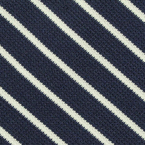 Navy Diagonal-Stripe Knit, Polyester