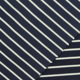 Navy Diagonal-Stripe Knit, Polyester
