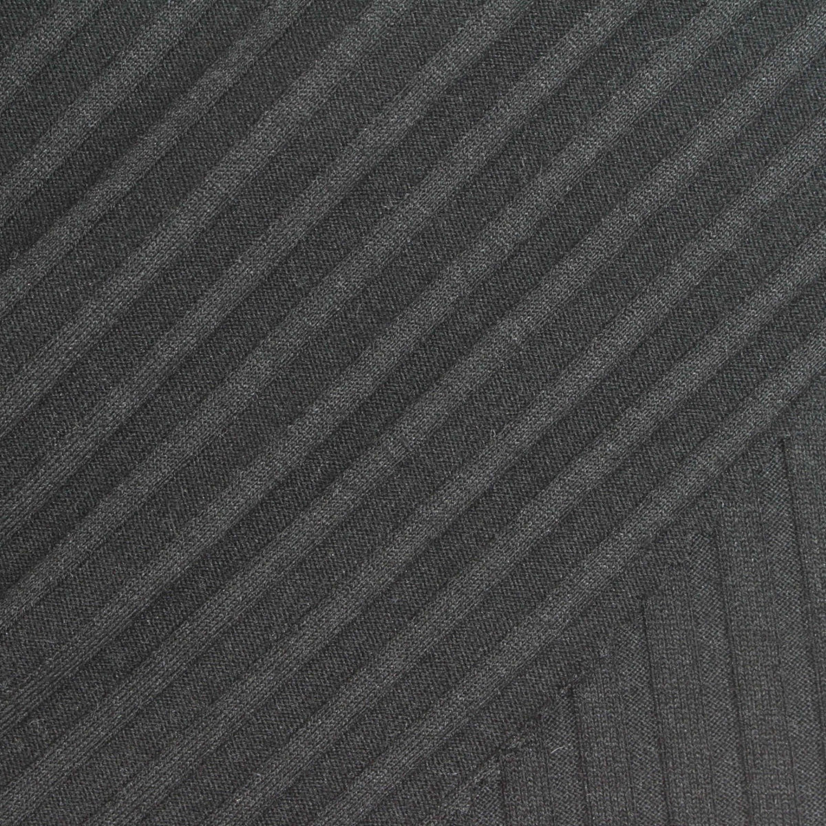 Polyester Stretch Rib Knit Fabric, 260 gsm, 150 cm — Grey