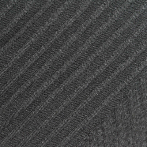 Polyester Stretch Rib Knit Fabric, 260 gsm, 150 cm — Grey