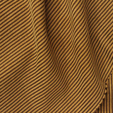 Brown Stripes Rib Knit, Modal-Poly
