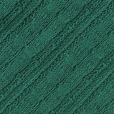 Teal Textured-Stripe Rib Knit, Poly-Viscose