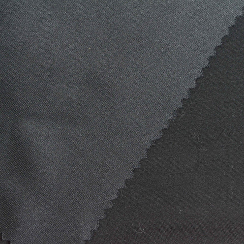 Polyester Viscose Stretch Scuba Knit Fabric, 300 gsm, 160 cm — Grey, ref EF-262371