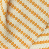 Orange Geometric Chunky Knit, Polyester