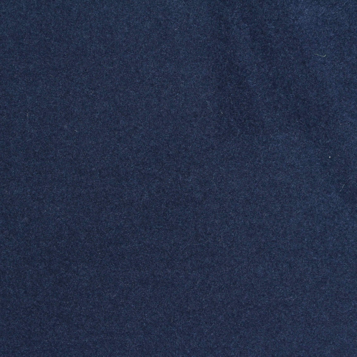 Brushed Cotton Polyester Stretch French Terry Fabric, 260 gsm, 170 cm — Navy