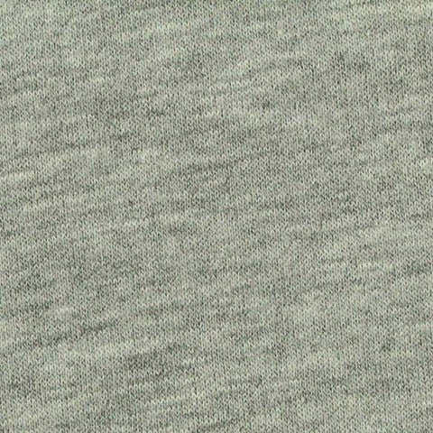 Light Grey Marl French Terry, Poly-Cotton, 230 gsm, 175 cm