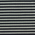 Navy Stripes Jersey Knit, Cotton-Poly