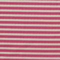Pink Horizontal-Stripe Jersey Knit, Cotton-Poly, 180 gsm