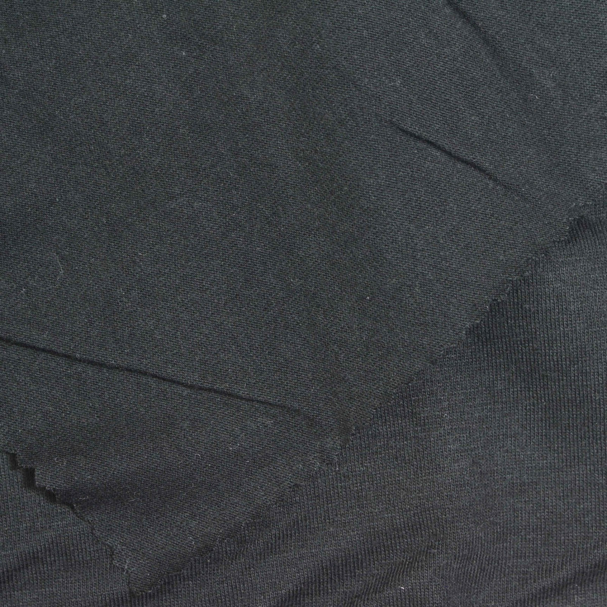 Cotton Polyester Jersey Knit Fabric, 160 gsm, 145 cm — Black