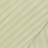 Jacquard Polyester Nylon Stretch Rib Knit Fabric, 245 gsm, 155 cm — Yellow
