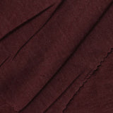 Dark Red Heather Jersey Knit, Cotton-Poly