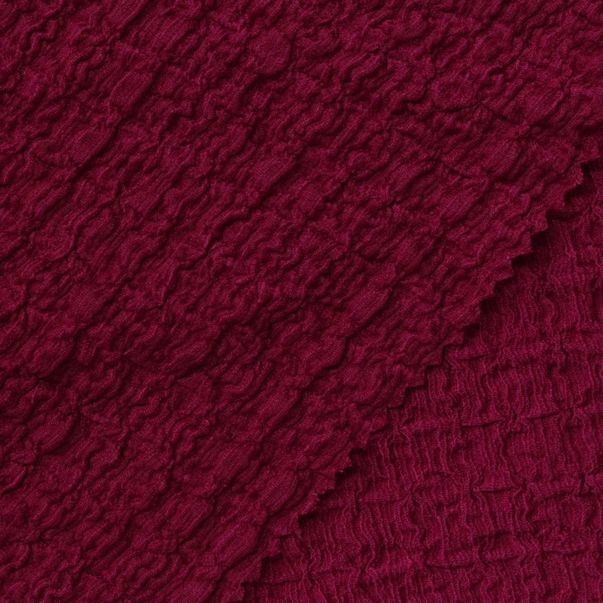 Polyester Stretch Warp Knit Fabric, 200 gsm, 130 cm — Red