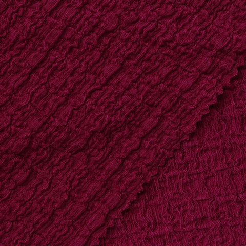 Polyester Stretch Warp Knit Fabric, 200 gsm, 130 cm — Red