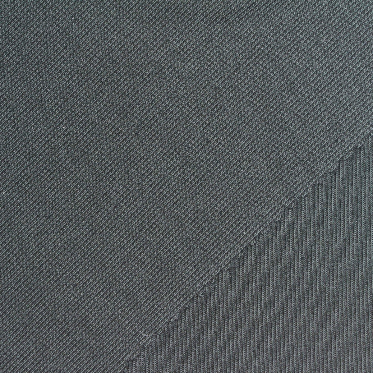 Modal Polyester Rib Knit Fabric, 200 gsm, 175 cm — Grey