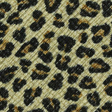 Black Leopard Warp Knit, Polyester — texture
