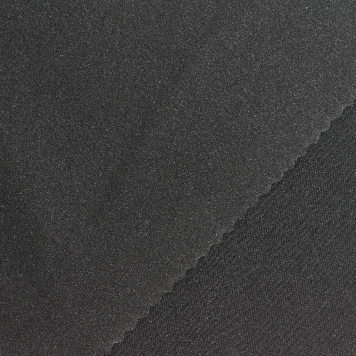 Yarn-Dyed Brushed Polyester Stretch Velvet Fabric, 320 gsm, 165 cm — Grey