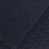 Dark Blue Geometric Jacquard, Polyester