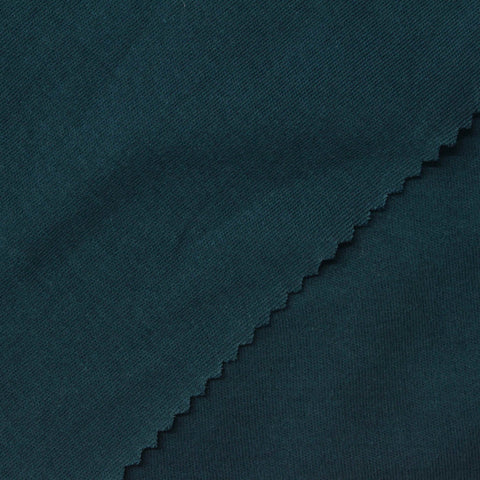 100% Cotton Interlock Knit Fabric, 200 gsm, 145 cm — Green