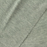Grey Heather Interlock Knit, Cotton