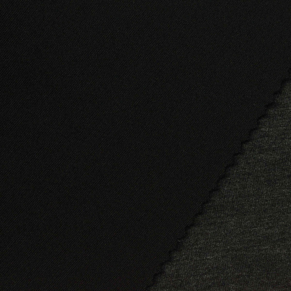 Dark Grey Marl Scuba Knit, Poly-Viscose, 320 gsm, 155 cm