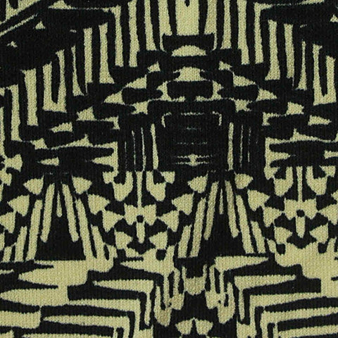 Black Lines Knit, Polyester, 230 gsm