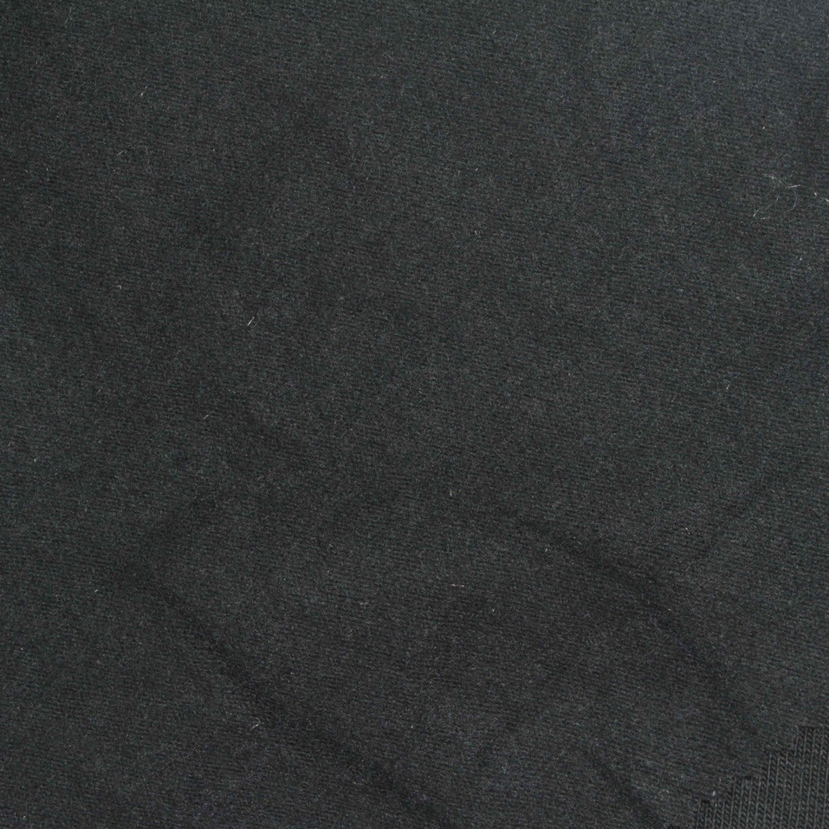 Brushed Polyester Cotton Stretch Jersey Knit Fabric, 200 gsm, 120 cm — Black