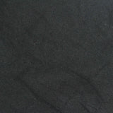 Brushed Polyester Cotton Stretch Jersey Knit Fabric, 200 gsm, 120 cm — Black