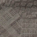 Brown Geometric Interlock Knit, Poly-Nylon — texture
