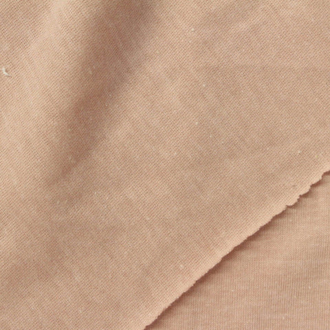 Polyester Cotton Jersey Knit Fabric, 150 gsm, 150 cm — Beige