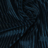 Navy Glitter-Stripe Knit, Polyester