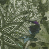 Green Floral Jacquard, Polyester