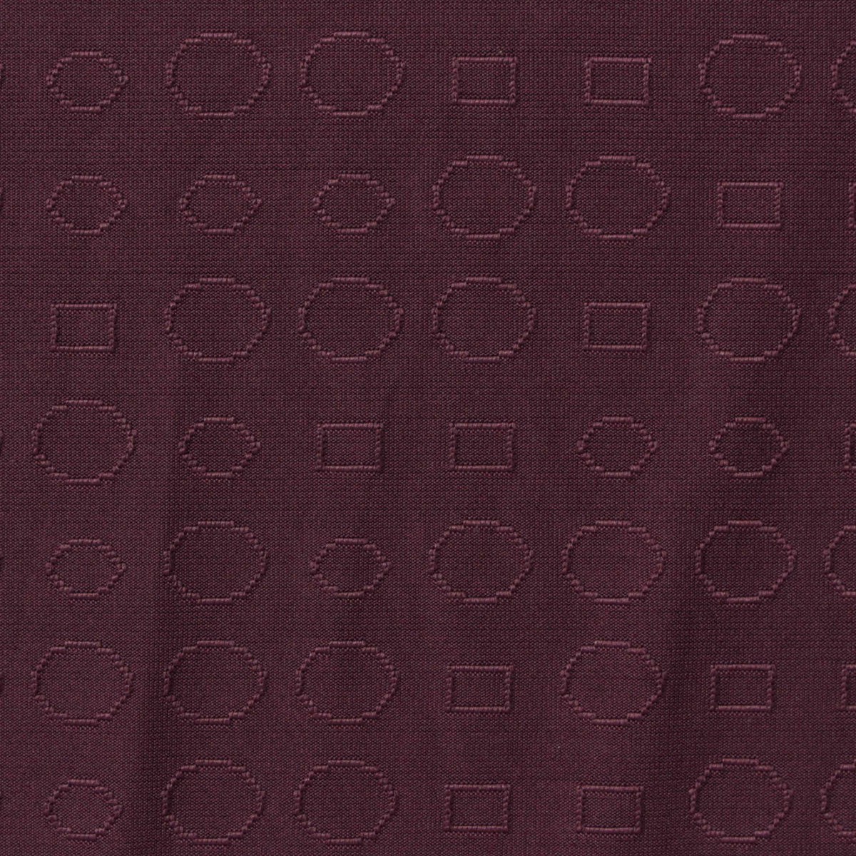 Purple Geometric-Circle Pointelle Knit, Polyester